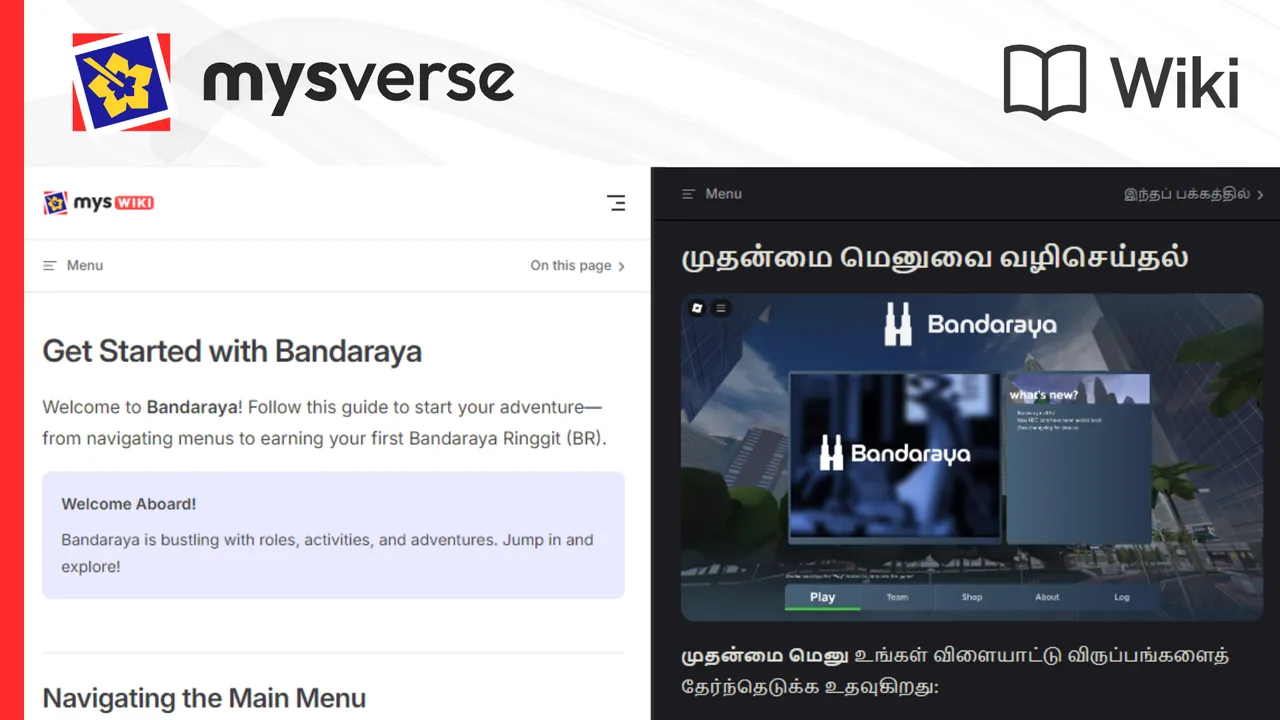 Introducing MYSwiki: documenting MYSverse, one experience at a time